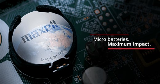 Corporate Byline [Micro batteries. Maximum impact.] – Maxell