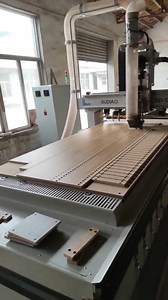 CNC Nesting Machine 4X8ft 1224x2440mm # 9KW Air Cooling Spindle 24000RPM # 12 ISO30 Tool Changer # 1500W AC Servo # Vacuum table& Vacuum pump # SYNTEC Control Application : Cabinet Kitchen/MDF Door Nesting Auto Loading-Auto Positioning-Auto Nesting-Auto Unloading . Auto Label Printer Ready to ugrade super easily In the future . 8617753129012 Whatsapp Wechat wa.me/8617753129012 #cncrouter #cncwoodworking #cncmachine #cnc | Sudiao CNC Machine