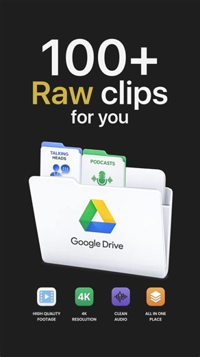 100+ FREE Raw Video Clips for Video Editing Practice Talking Heads + Podcast