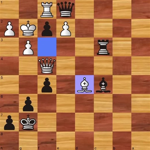 Mid-level daily chess puzzle. Amazing move for black to win! #puzzlechallenge #puzzles #checkmate #minecraft #chesstrap #training #math