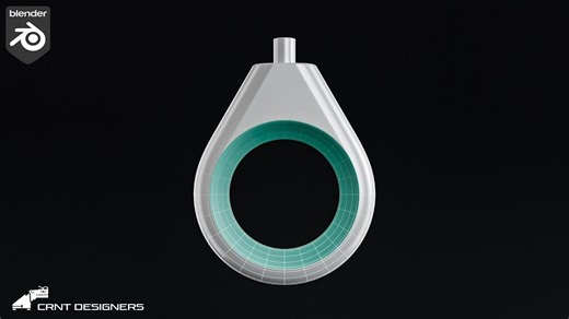 【Blender】硬表面布线这个环形产品