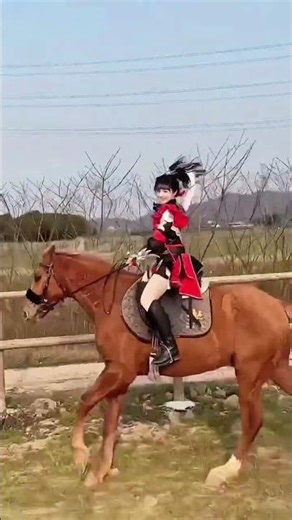 Title: A Glimpse into Jun Luo's Youthful Horse Taming Journey - Must-Watch