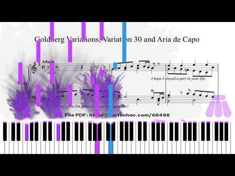 Goldberg Variations, BWV 988: Variation 30. Quodlibet & Aria da Capo by Johann Sebastian Bach