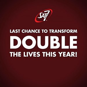 Now’s your chance to encourage twice as many Christians in the Middle East & North Africa. Don’t miss your chance to double your gift! | SAT-7 USA