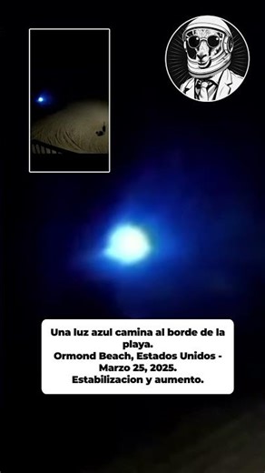 Luz azul recorre playa en Florida | No Identificado