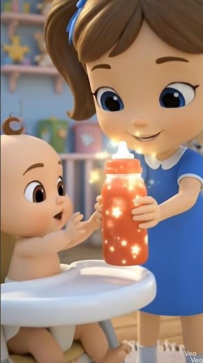 No No Baby Song | Zuzu Feeds Baby Color Bottles & Puree 🍼🍌#babycare #kidsyoutube