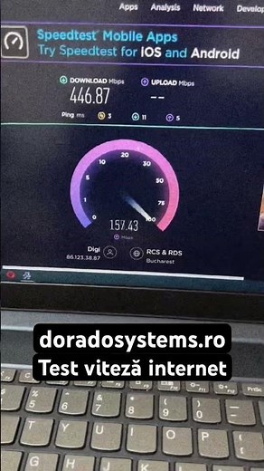 Test viteză internet / Internet Speed Test