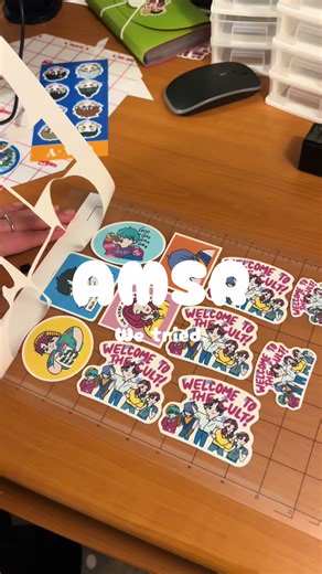 Unlike our other video… we present ✨ASMR ✨ #stickers #kpopdemonhunters #smiskis #pokemon #smallbusiness