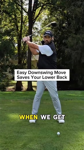 The Art of Simple Golf With Alex Fortey. on Instagram: "LOWER BACK PAIN GONE ⤵️ 👉🏻 Tag a friend who needs this golf lesson. 📌 Comment ‘SIMPLE’ to grab your FREE video revealing the EXACT swing fix to your biggest golf problem. Follow @artofsimplegolf for simple, proven tips and drills to make your game more consistent and enjoyable. Move like this in the golf downswing to eliminate lower back pain. It keeps your swing in sequence, leading to more consistency. Want help to play even better gol