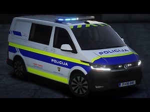 SLOVENSKA POLICIJA KOMBI VW T6 | GTA 5 | FiveM
