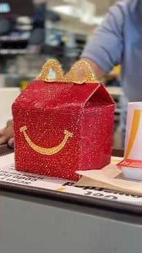 McDonald’s Bedazzled Happy Meal Box IS REAL!! #mcdonalds #bedazzled #happymeal