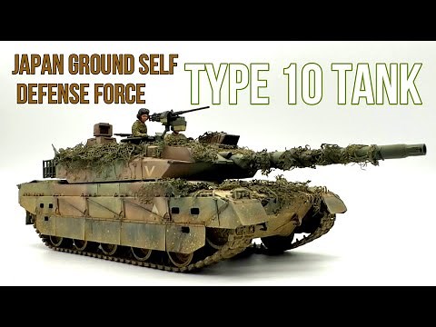 1/35 TAMIYA JGSDF TYPE10 TANK 【10式戦車】TANK MODEL full build #scalemodel #howtopaint