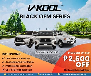 V- Kool, The world's only spectrally selective automotive window tint that rejects up to 98% of heat without impending visibility. V-KOOL window films provide a wall between your car's interior and the outside world. Book Now Inquire about our in-store promotions. Tel No: 824 444 11 Mobile No: 09266710250 | Tint My Ride Window Films & Auto Accessories | Facebook