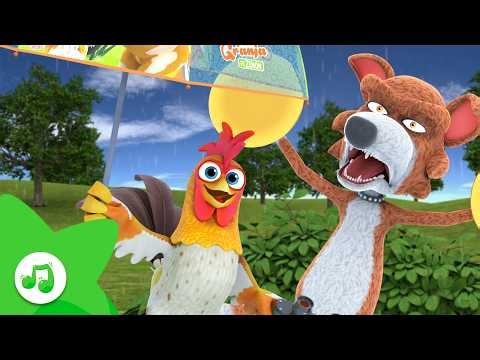It’s Raining, The wolf is in his Cave 🌦️ Nursery Rhymes & Kids Songs | Zenon the Farmer