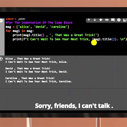 Python Indent Block of Code #youtubeshorts #python #coding