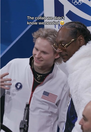 Snoop Dogg and Ilia Malinin at Milano Ice Skating Arena