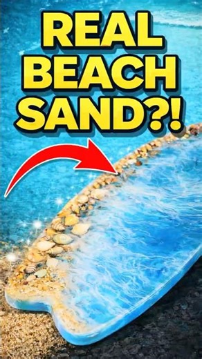 I Put Real Sand And Shells In Resin…(You Picked This!)