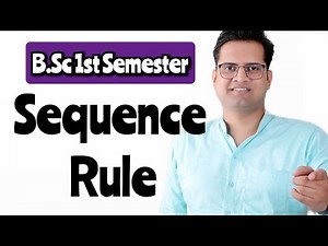 Sequence Rule #bsc1stsemester #mjpru #bsc #bedkdian
