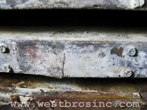 #11 Waste oil heater service / repair Reznor RA(D) 140 / 235 heat exchanger end panel replacement