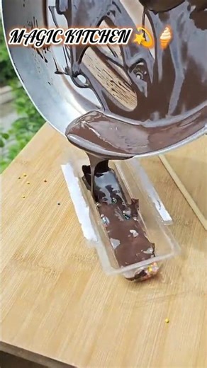 chocolate chocobar icecream recipe 🍦#trindinge #chocobar #youtubeshorts #icecream