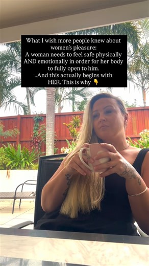 Ali Gomulka on Instagram: "A woman’s body cannot open in survival mode. No amount of effort, performance, or reassurance from a man can override a dysregulated nervous system. Safety starts with her. Her capacity to regulate. Her willingness to open her heart. Her body’s trust in her to choose well. And here’s the part most don’t want to hear: devotion also means discernment. You don’t get to ignore red flags, choose a man who doesn’t want to create safety, then feel frustrated when your body wo