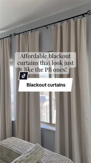 These curtains are so nice, especially for the price! #Curtains #BlackoutCurtains #LuxuryCurtains #LinenCurtains #HomeDecor