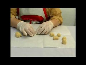 Coating Marzipan With Chocolate
