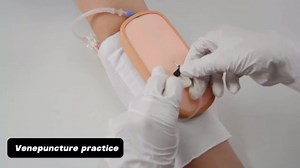 IV Practice Kit for Nursing Students, IV Access Training Pad for Nurses, Injection Venipuncture Kit for Injection Training, Blood Draw Practice Kit