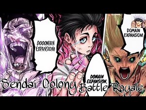 3 DOMAIN EXPANSIONS AT ONCE! Sendai Colony Battle Royale: Yuta & Rika vs Ishigori vs Uro Review