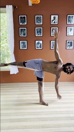 Ardha Chandrasana Strap Assisted Practice | Iyengar Yoga Technique & Alignment Tutorial