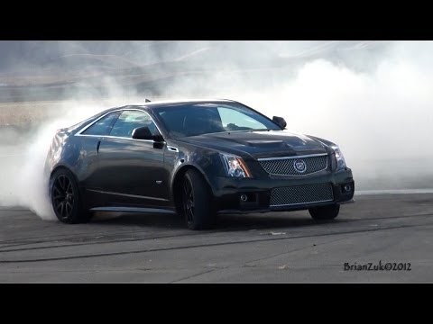 Cadillac CTS-V Coupe Burnout