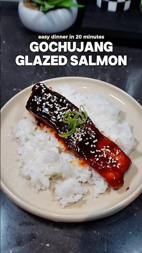 Gochujang Glazed Salmonnnn 😍