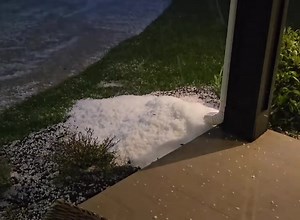 15K views · 444 reactions | Look at this amazing hail video filmed by Rhonda Kinstner with permission to post, from last nights storm in Manteno Illinois. | Manhattan Weather Channel | Facebook