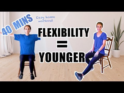 Full Body Seated Exercises For Seniors - 40 Minutes, Beginner - Exercise Your Whole Body