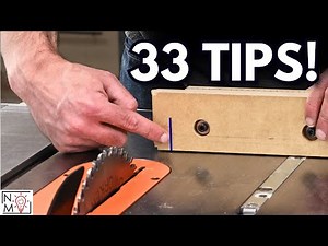 33 Tips for Better Table Saw Cuts | Improve Your Accuracy