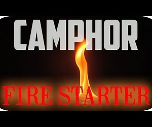 Camphor Fire Starter