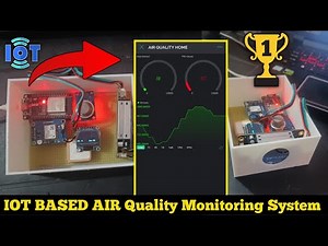 DIY Air Quality Monitoring System with ESP32 & PM Sensor | Inspire Award Project | Science project