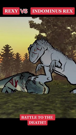 Epic Monster Fight: Rexy vs Indominus Rex