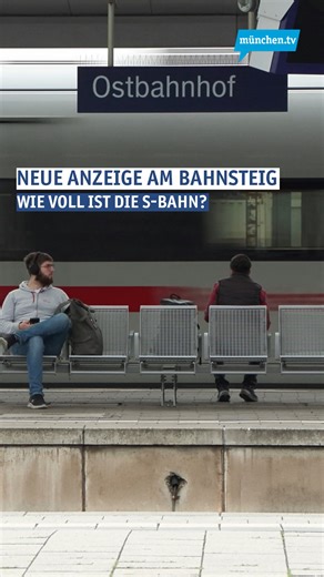 85K views · 81 reactions | Fahrgäste der S-Bahn München können jetzt – zumindest am Ostbahnhof – in die Zukunft blicken! Noch bevor ihr Zug einfährt, sehen sie, in welchem Waggon noch am meisten Platz ist. #Anzeigetafeln #Zug #Sbahn #Ostbahnhof #Bahnsteig #Auslastung #München #Munich #Reisende #Pendler #Bayern | münchen.tv | Facebook