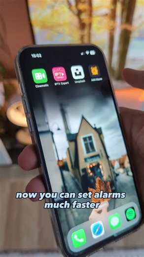 Never miss a beat with the Alarm Shortcut App on iPhone! ⏰ Start...