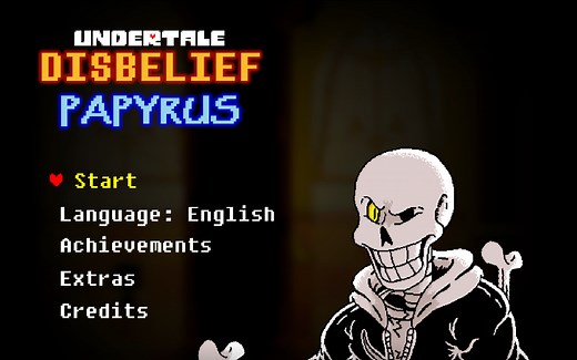 Disbelief Papyrus 全然不信1-4阶段 试玩（附下载链接)
