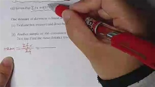 例(d)-如何算mean,variance和standard deviation？