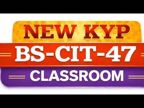 NEW KYP COURSE BS-CIT- 47 SESSION CLASSROOM CLICKER FULL VIDEO