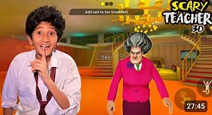 24 PRANKS ON SCARY TEACHER 3D in 24 HOURS! | Vampire YT Official