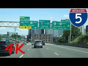 ⁴ᴷ Interstate 5 (Portland, OR) northbound [4K VIDEO]