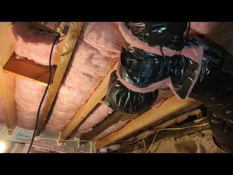 Building A Bathroom #5 - Duct Work Installation