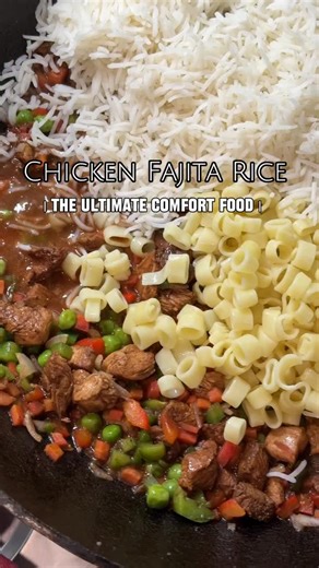 16K views · 9.6K reactions | Resharing Chicken Fajita Rice recipe...
