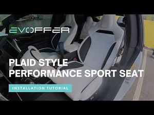Plaid Style Sport Seat (Premium Version) Installation Tutorial | Tesla Model S & Model X | EVOffer