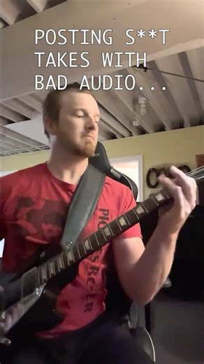 A S**T GUITAR TAKE WITH LOFI AUDIO AND BAD LIGHTING ... BECAUSE CONTENT #FULLOFHELL