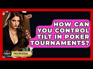 How Can You Control Tilt In Poker Tournaments? - Poker Pro Academy